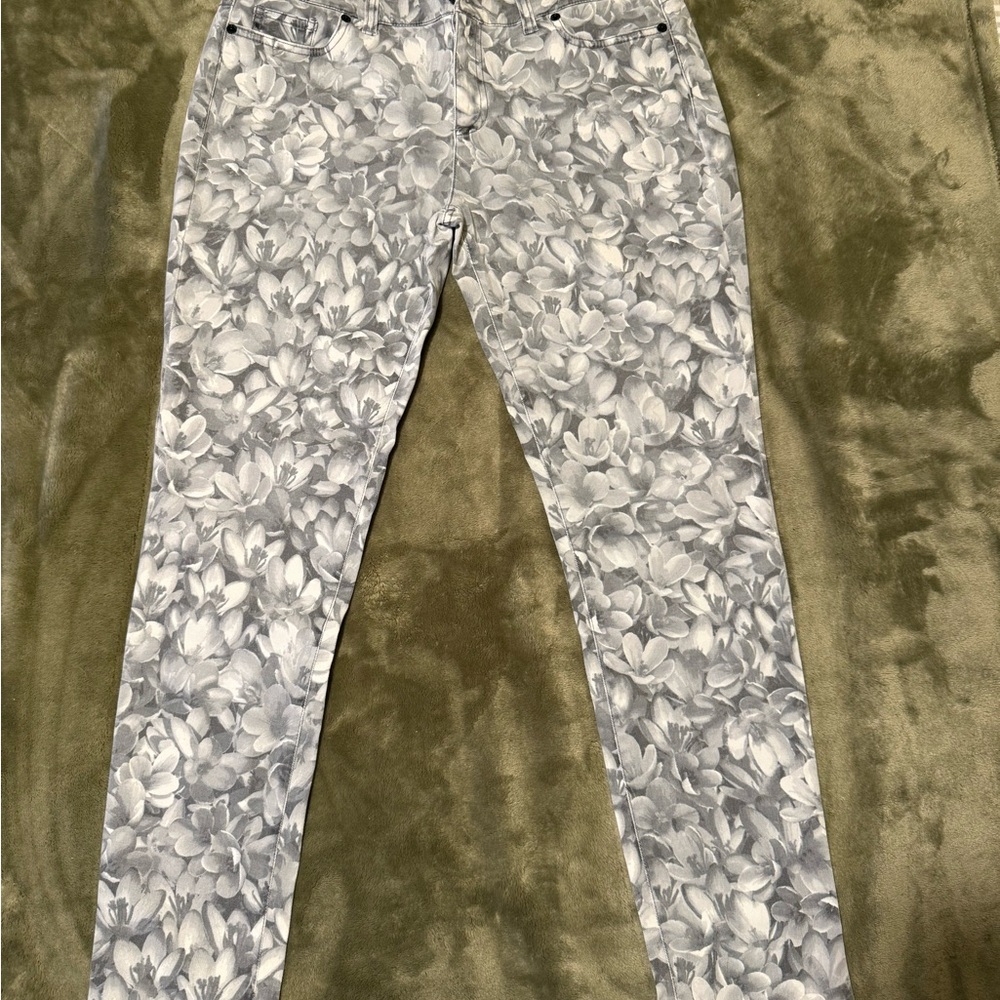 Michael Kors Floral Gray Women's Jeans